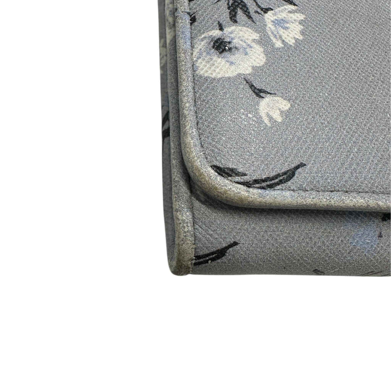 Women's Floral Print Purse Grey