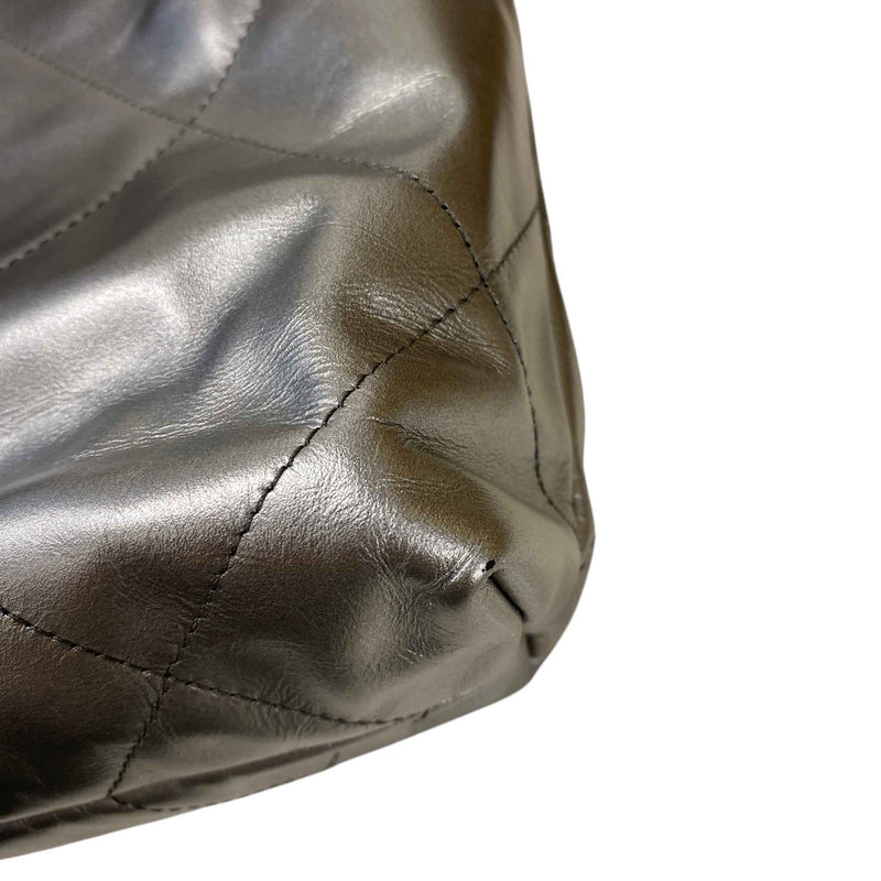 Women's 22 Calfskin Metallic Handbag Silver