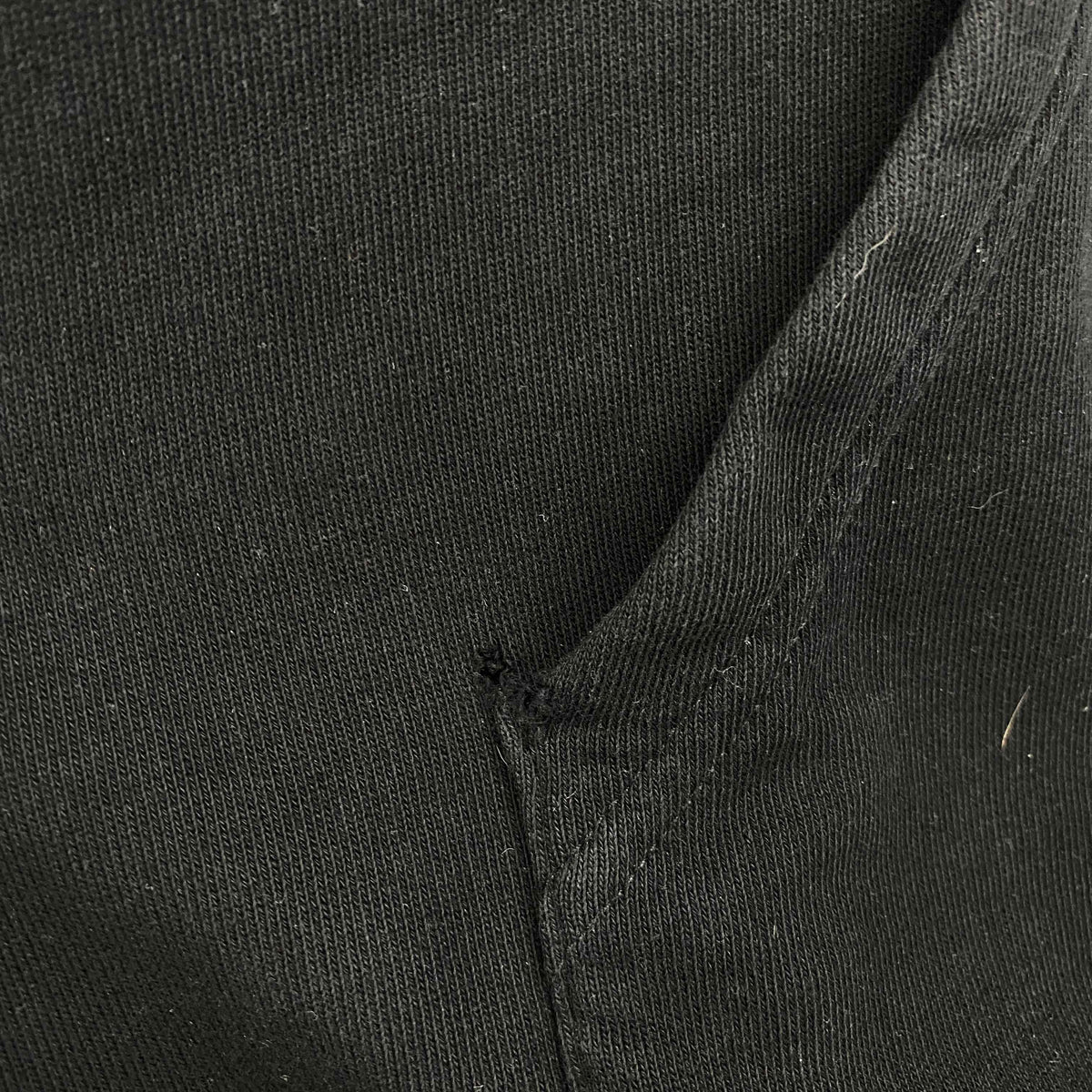 Men's Embroidered Patch Hoodie Black Size M - Photo 5
