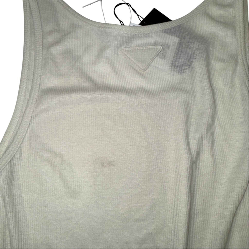 Men's Triangle logo Vest White Size M