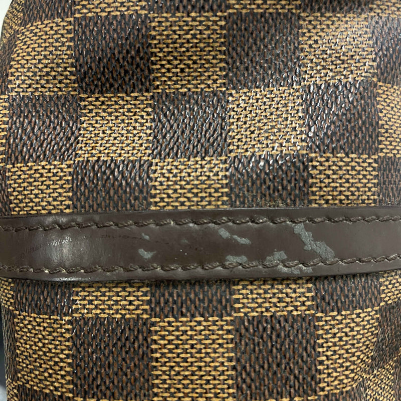 Women's Damier Ebene Papillon Handbag Brown