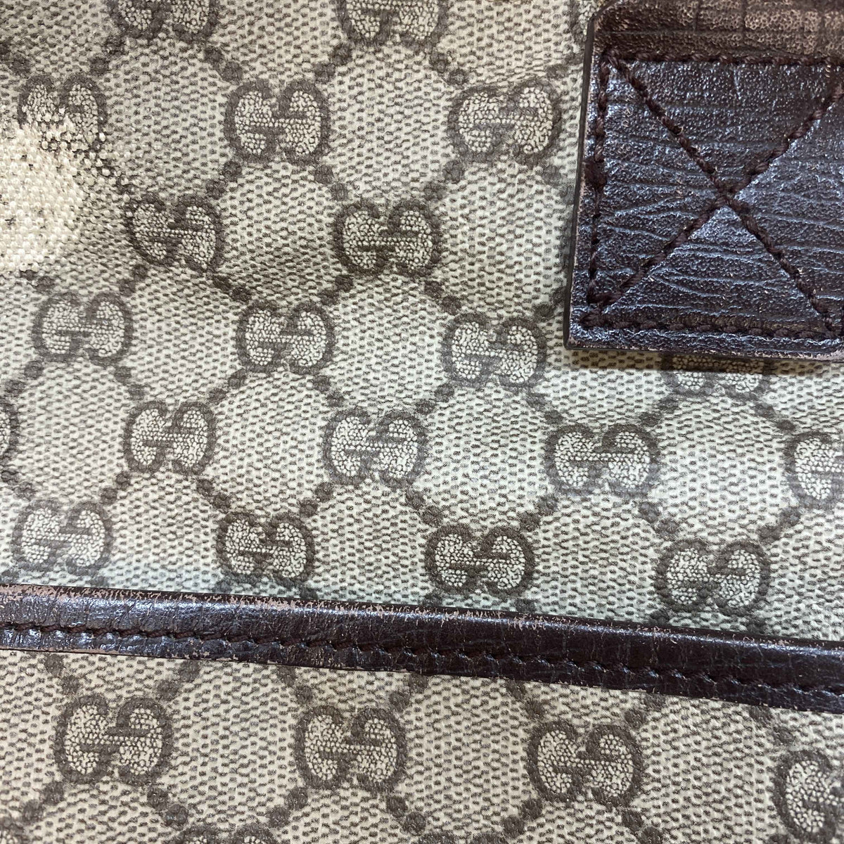 Men's GG Supreme Messenger Bag Beige - Photo 12