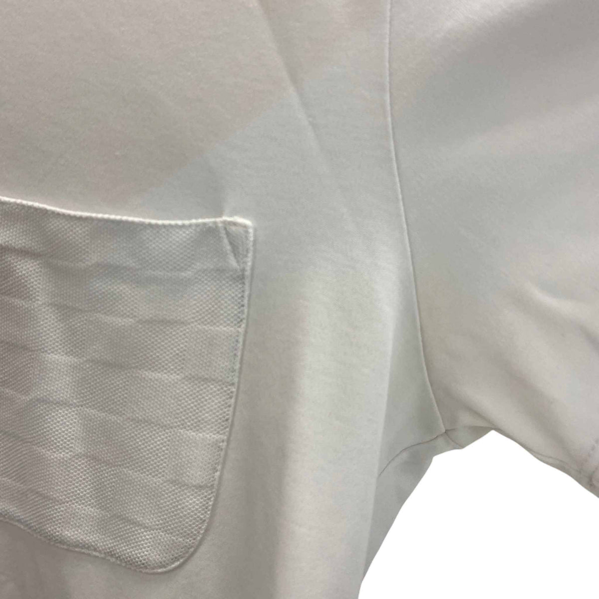 Men's Damier Pocket T-Shirt White Size S - Photo 5