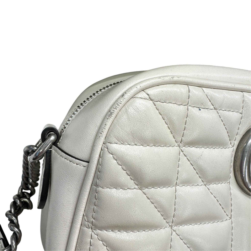 Women's GG Marmont Camera Handbag White