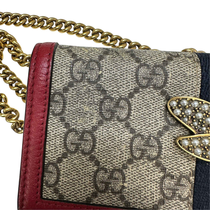 Women's GG Supreme Queen Margaret WOC Handbag Beige