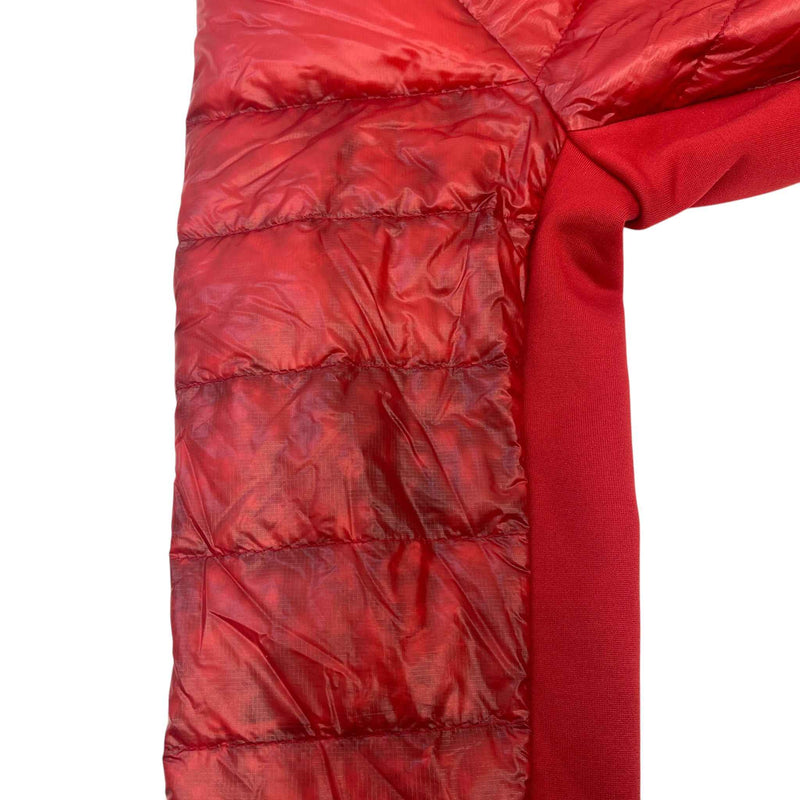 Women's Hybridge Lite Hoody Down Jacket Red Size XS / UK 6