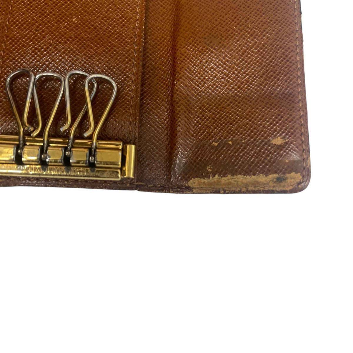 Women's Monogram 4 Key Holder Wallet Brown - Photo 6