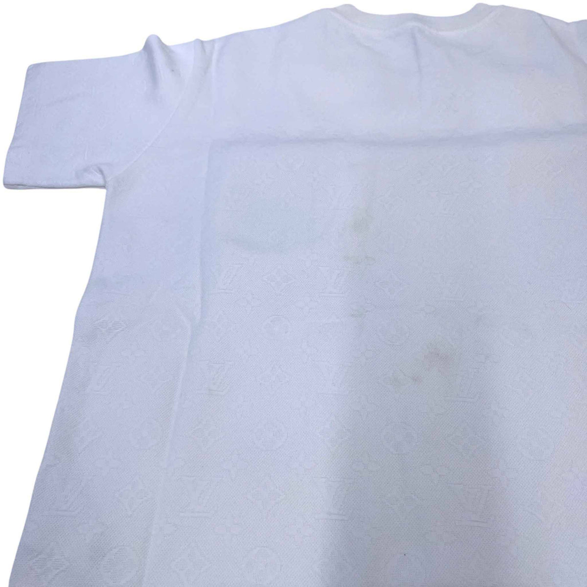 Men's Monogram Pocket T-Shirt White Size M - Photo 10