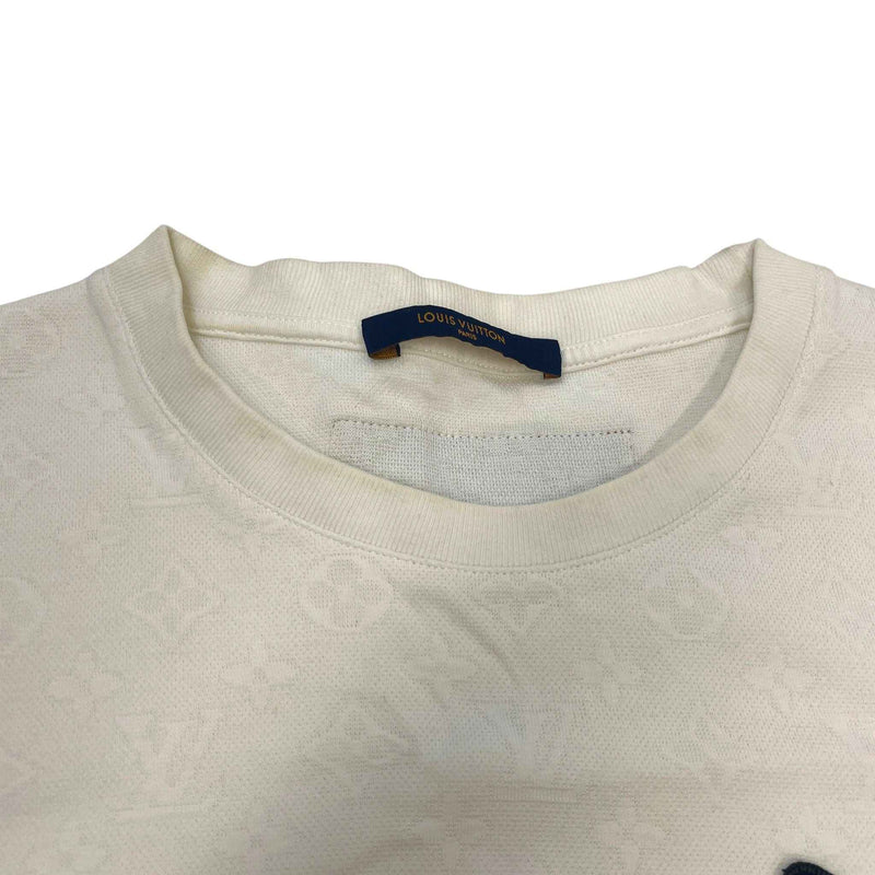 Men's Monogram Ocean Beads and Animals T-Shirt White Size S