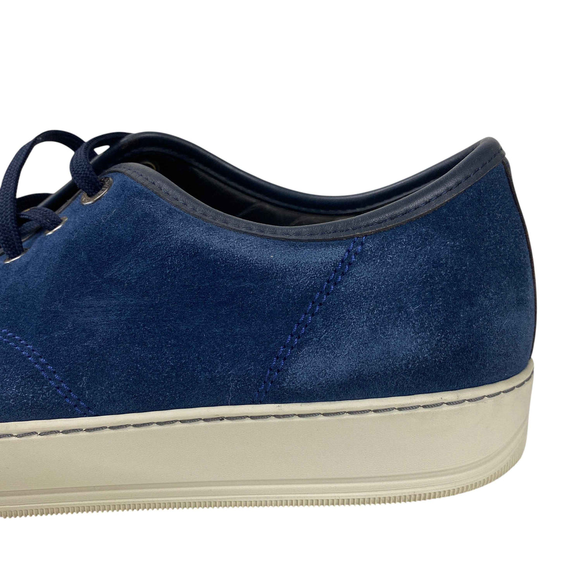 Men's DBB1 Patent Leather & Suede Low Trainers Navy Size UK 7 / EU 41 - Photo 13