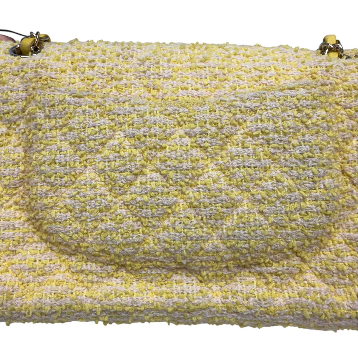 Women's Double Classic Flap Handbag Yellow - Photo 14