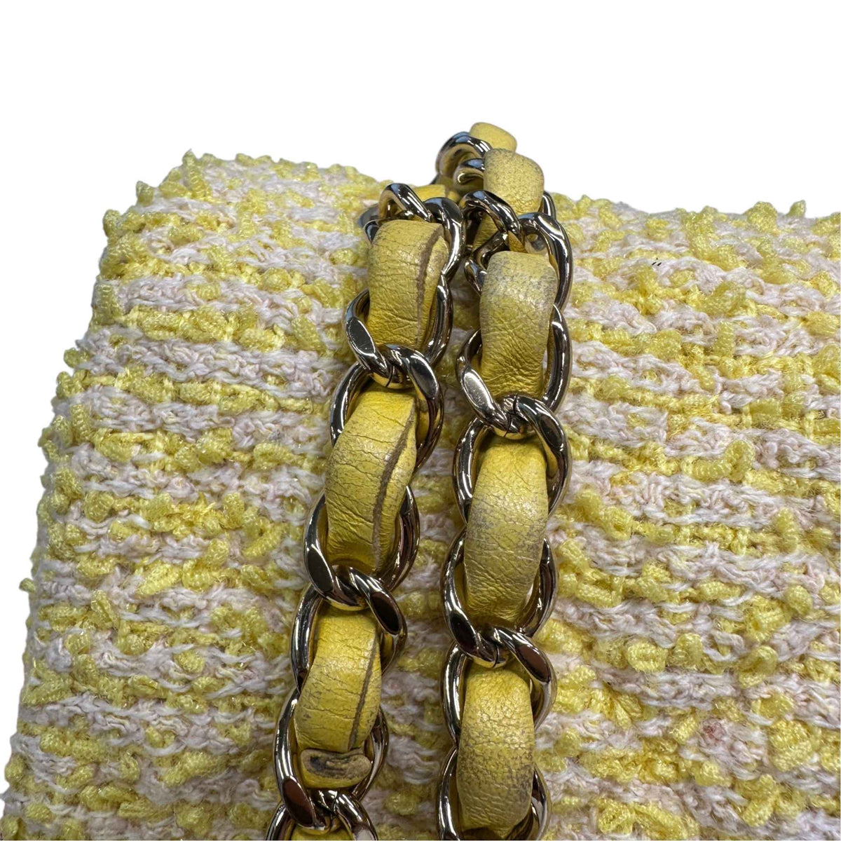 Women's Double Classic Flap Handbag Yellow - Photo 16