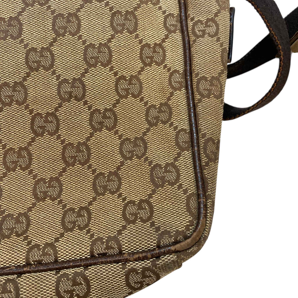 Men's GG Canvas Messenger Bag Beige - Photo 13