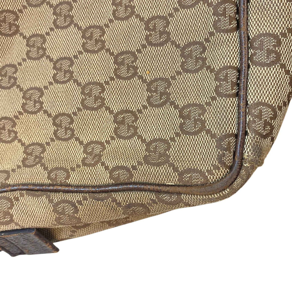 Men's GG Canvas Messenger Bag Beige - Photo 15