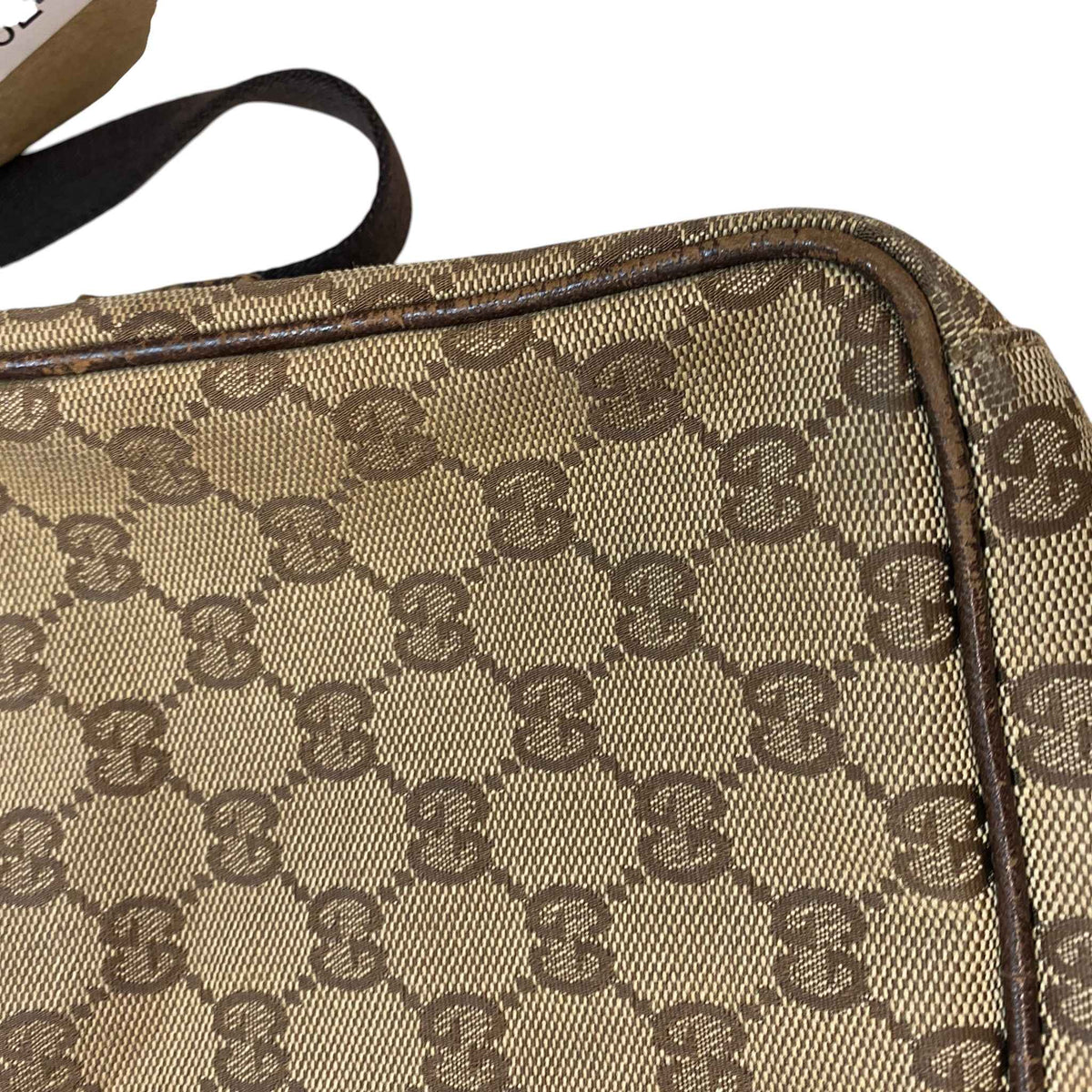Men's GG Canvas Messenger Bag Beige - Photo 16