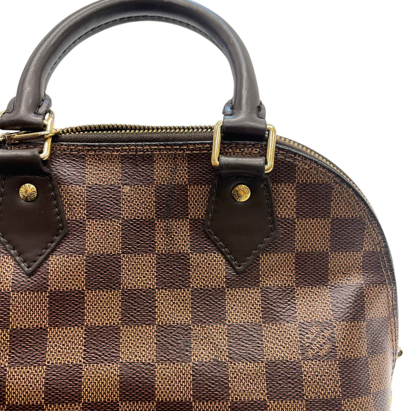 Women's Damier Ebene Alma BB Handbag Brown
