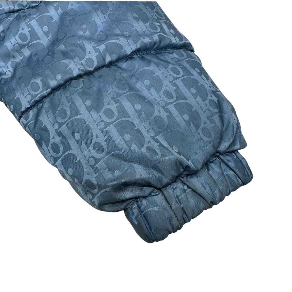 Men's Oblique Down Jacket Blue Size L - Photo 7