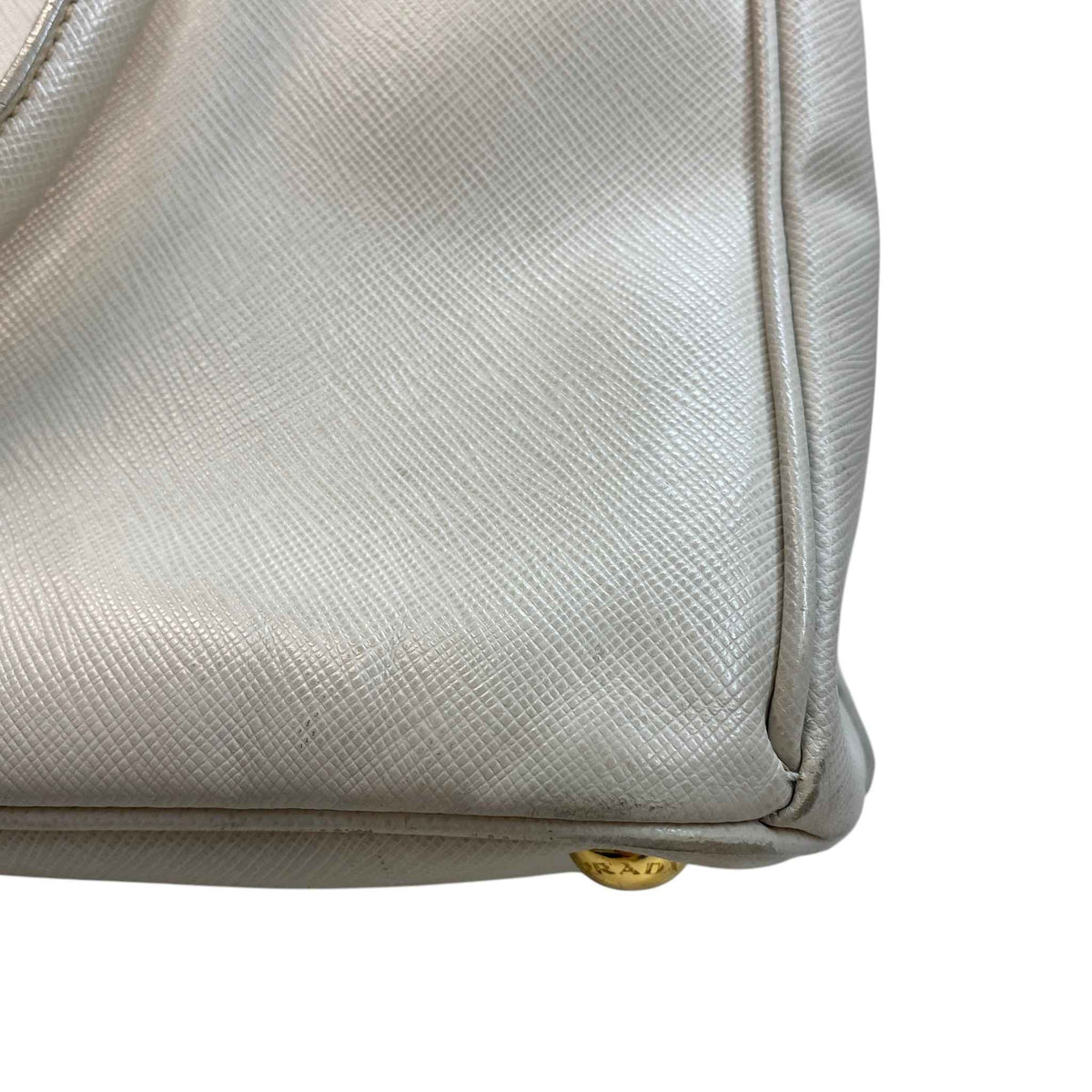 Women's Double Medium Saffiano Galleria Handbag Cream - Photo 20