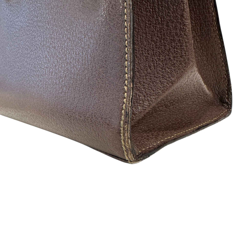 Women's Lady Lock Handbag Brown
