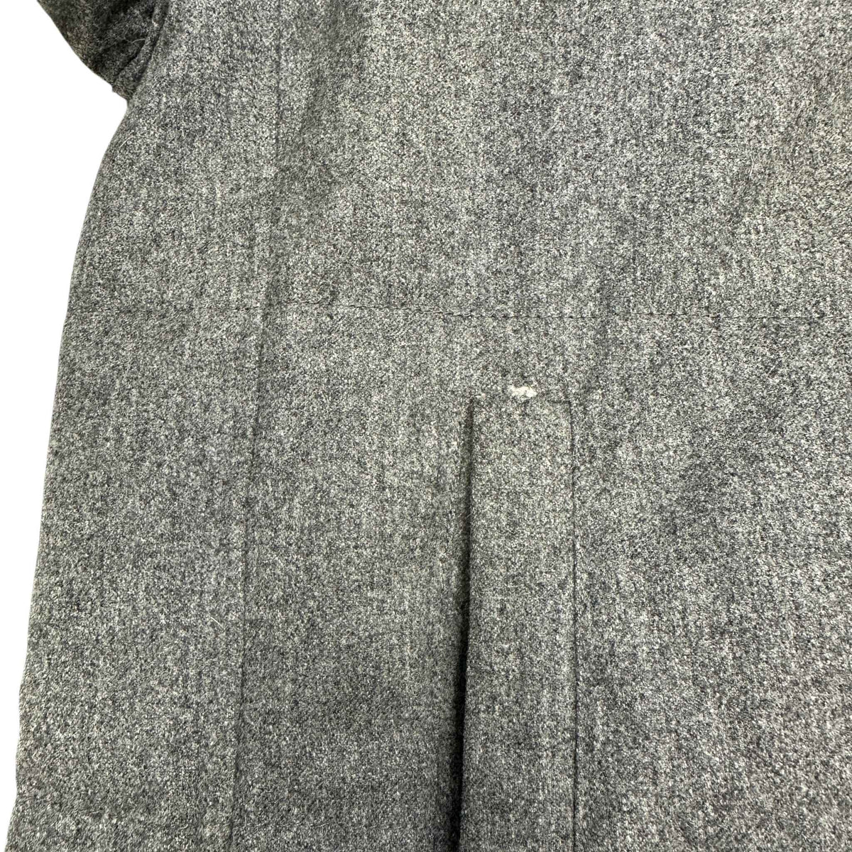 Men's Wool Down Jacket Grey Size M - Photo 5