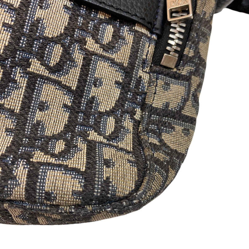 Men's Oblique Safari Messenger Bag Beige