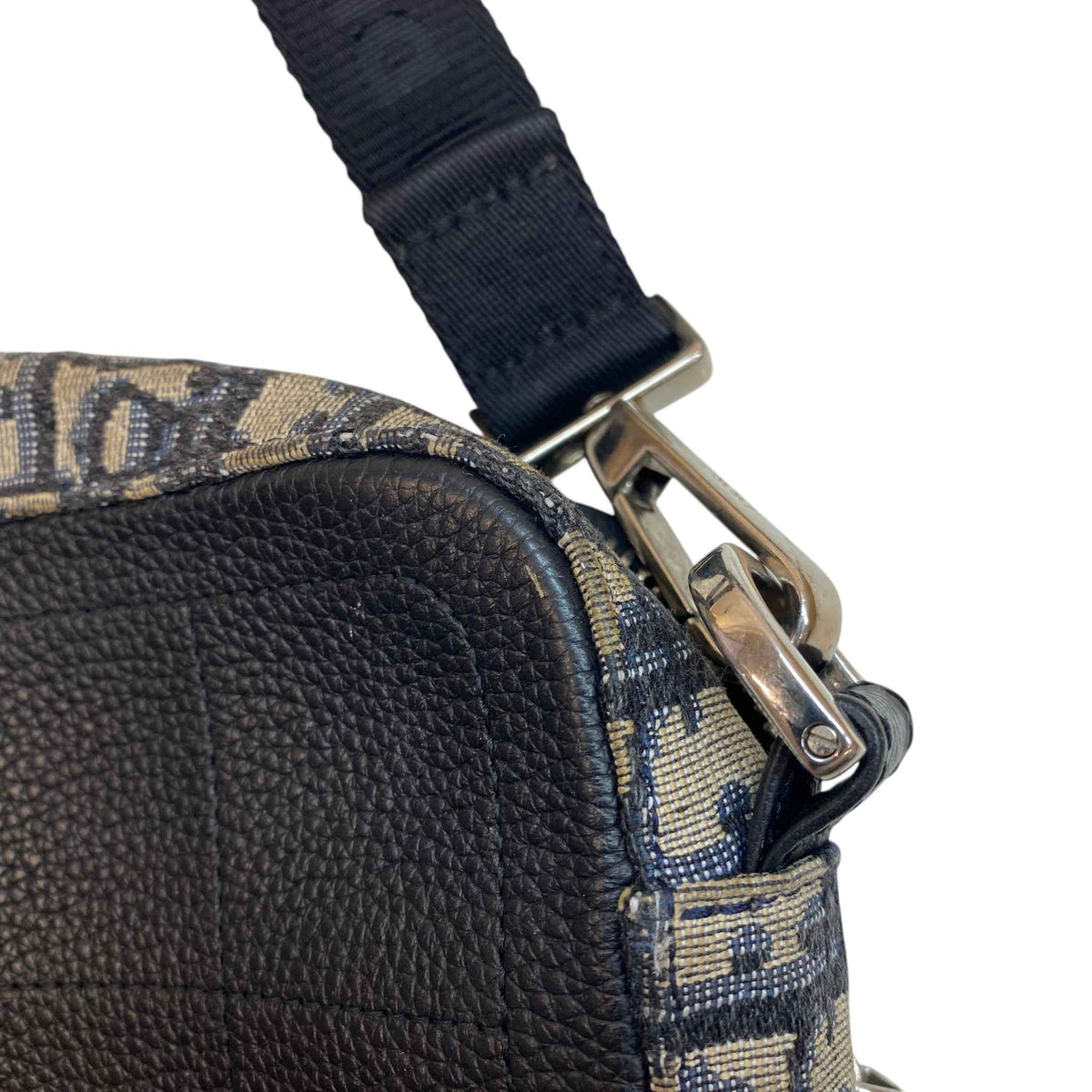 Men's Oblique Safari Messenger Bag Beige - Photo 16
