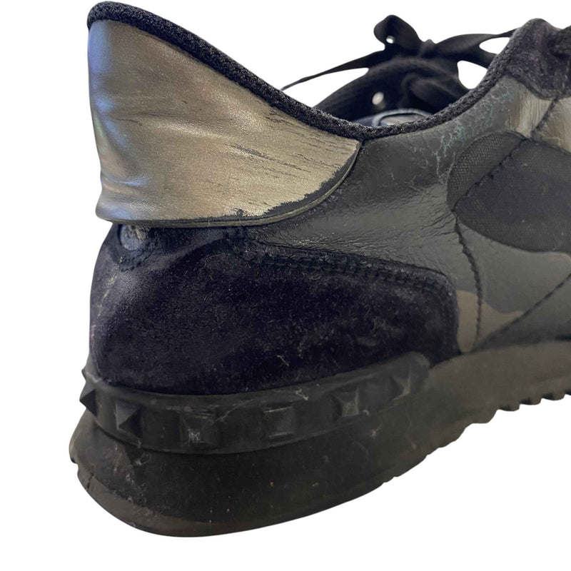 Men's Rockrunner Low Trainers Black Size UK 9 / EU 43