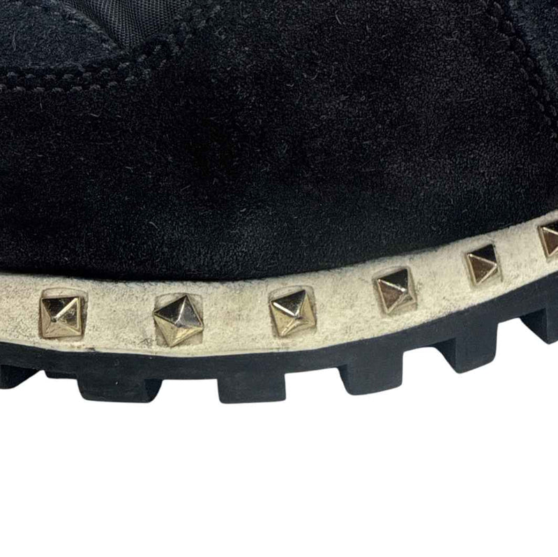 Men's Rockstud Low Trainers Black Size UK 7 / EU 41